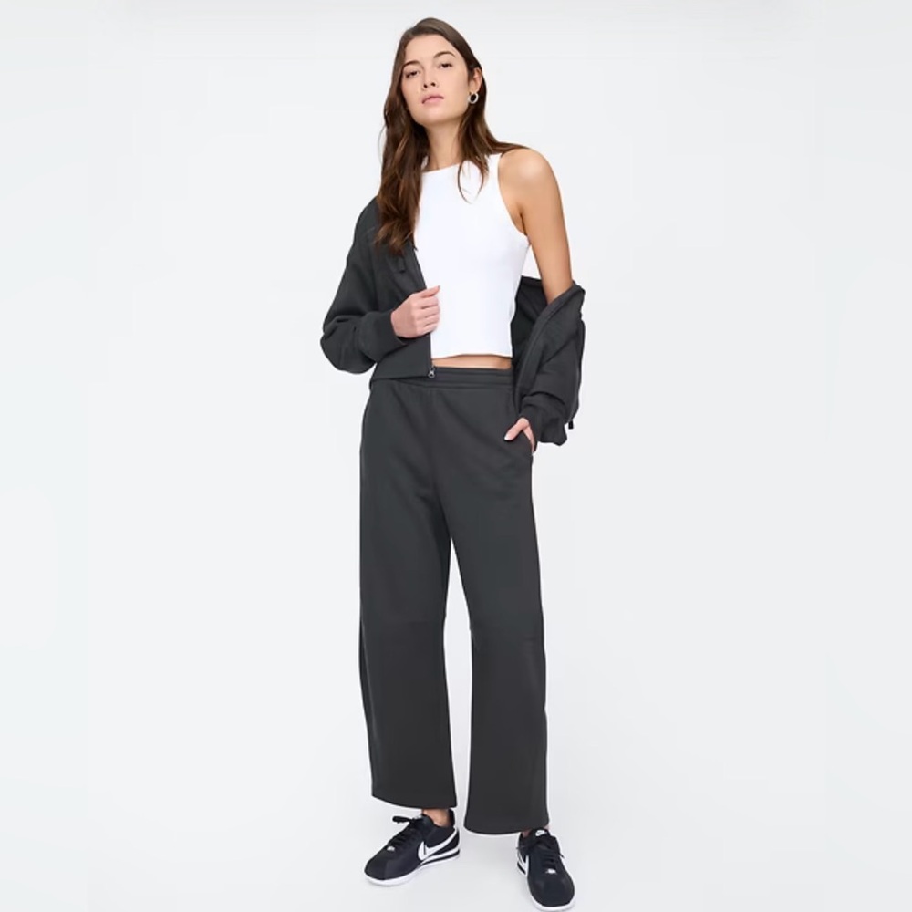 Gap Loungewear Fleece Pull-On Comfy Cozy Barrel Sweatpants Pants Joggers NWT XL